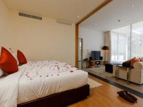 Studio with Pool View